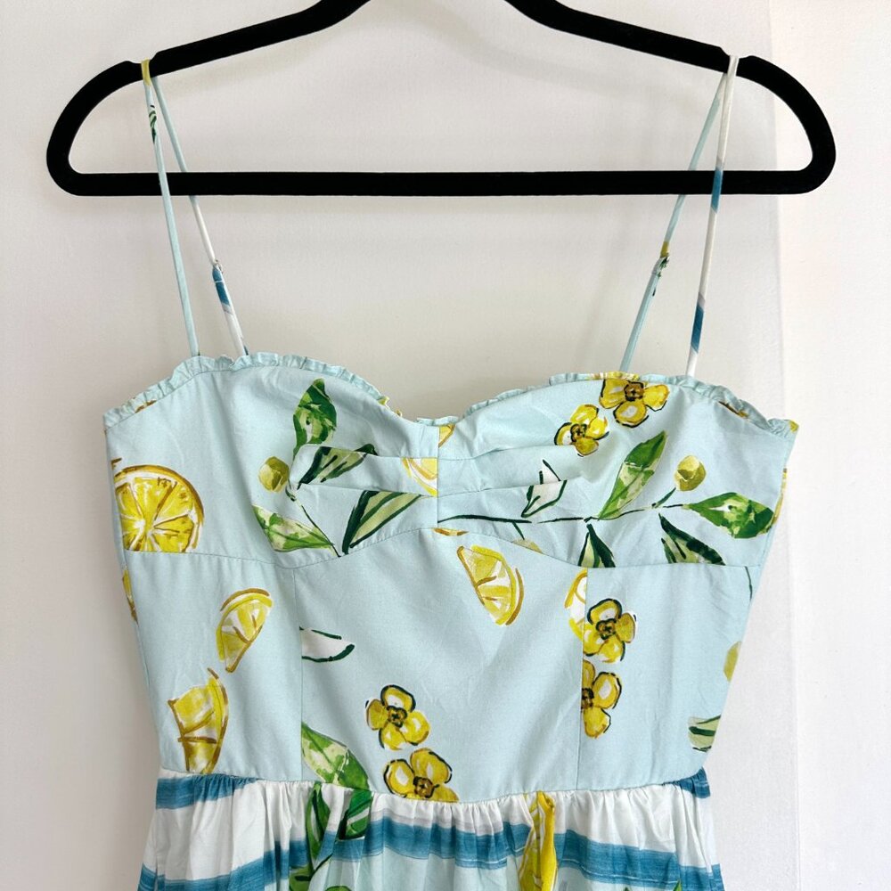 Zara Lemon Poplin Dress - Picture 7 of 14